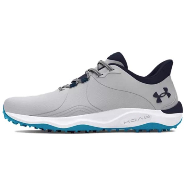 Under Armour UA Drive Pro Spikeless Golf Anti Slip Wear Resistant Low Top Golf Shoes Men's Gray Blue 3026920-101