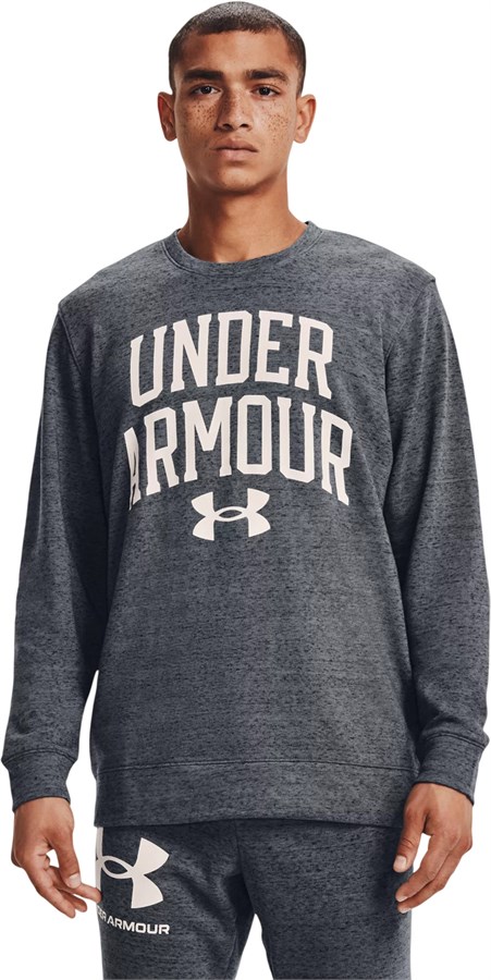 Under Armour Свитшот Rival Terry Big Logo Crew 1361561-012-lst