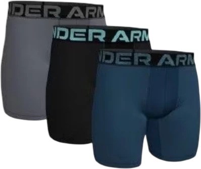Under Armour Трусы (3 шт) UA PERFORMANCE TECH - NOVELTY 6" 3PK 1383879-498-lst