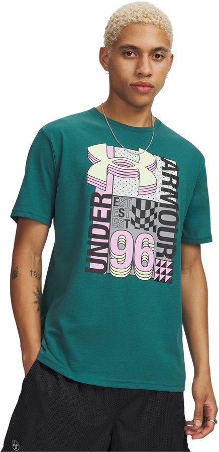 Under Armour Футболка UA M LOGO COLLAGE SS 6009244-338-lst