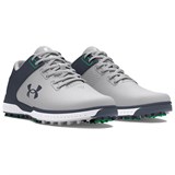 Under Armour Cushioned Abrasion-Resistant Slip-Resistant Low-Top Golf Shoes Men's Gray 3025381-104