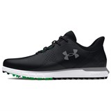 Under Armour Drive Fade Spikeless Slip-Resistant Low-Top Golf Shoes Men's Black Loose Fit 3027085-001