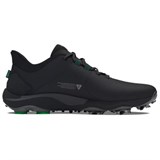 Under Armour UA Drive Pro Golf Anti-Slip Wear-Resistant Low-Top Golf Shoes Men's Black Green 3026918-002