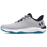 Under Armour UA Drive Pro Spikeless Golf Anti Slip Wear Resistant Low Top Golf Shoes Men's Gray Blue 3026920-101