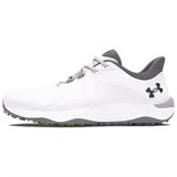 Under Armour UA Drive Pro Spikeless Golf Anti-Slip Wear-Resistant Low-Top Golf Shoes Men's White Gray 3026920-100