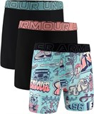 Under Armour Трусы (3 шт) UA PERFORMANCE TECH MESH - GRAPHIC 6" 3PK 6011483-361-lst