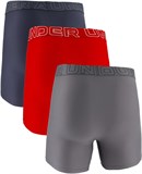 Under Armour Трусы (3 шт) UA PERFORMANCE TECH - SOLID 6" 3PK 1383878-044-lst