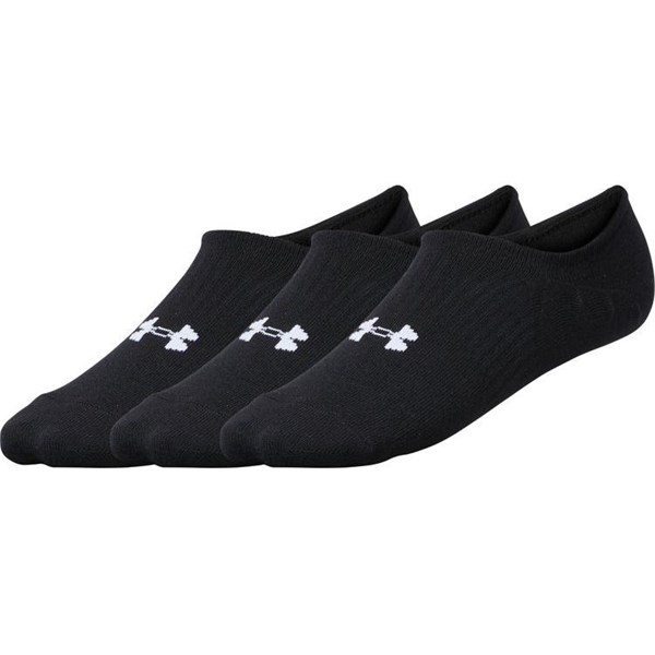 Under Armour Ankle Socks Men's 3 Pack Black 1359219-001
