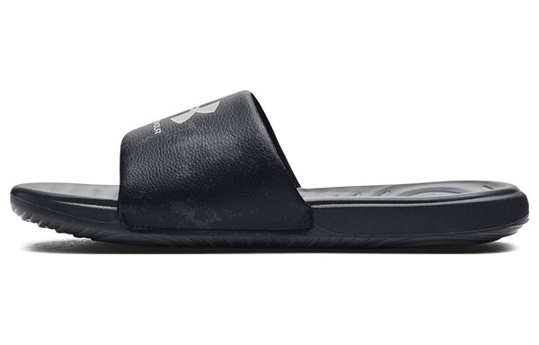 Under Armour Ansa Graphic Slides 'Black Pitch Grey' 3024434-018