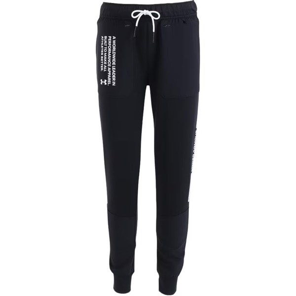 Under Armour Armor Knit Strength Jogger Pants Knitted Sports Pants Men's Black 1378377-001