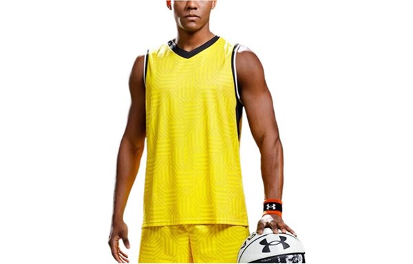 Under Armour Basketball Jerseys Men's Yellow 23500102-790