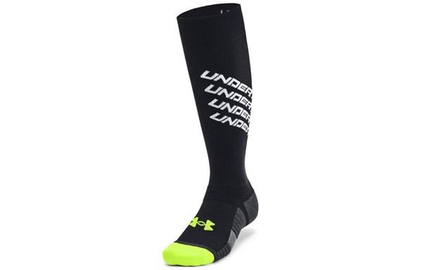 Under Armour High Rise Knee-High Socks Men's 1 Pack Black 1380883-002