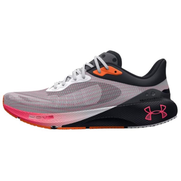 Under Armour HOVR Machina 3 Anti Slip Wear Resistant Low Top Running Shoes Men's Gray Pink 3026235-001