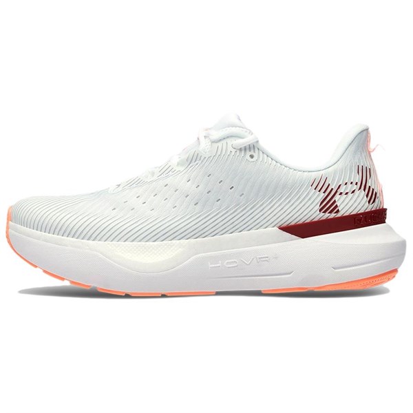 Under Armour Infinite Pro Slip-Resistant Breathable Low-Top Running Shoes Men's White Orange 3027190-104