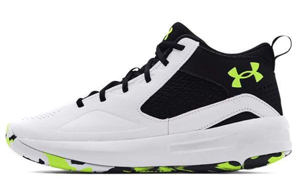 Under Armour Lockdown 5 Basketball Shoes 'White Black' 3023949-102