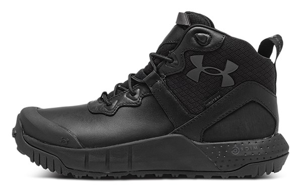 Under Armour Micro G Valsetz Mid Leather 'Black Jet Grey' 3024334-001