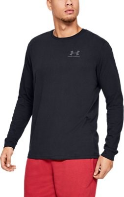 UA Left ChestLong Sleeve 1329585-001