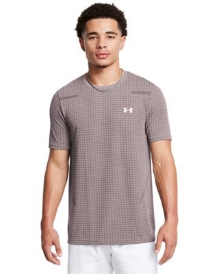 UA Seamless GridShort Sleeve 1376921-015