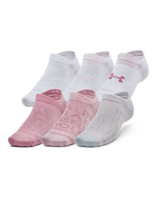 UA EssentialUnisex 6-Pack No-Show Socks 1382611-697