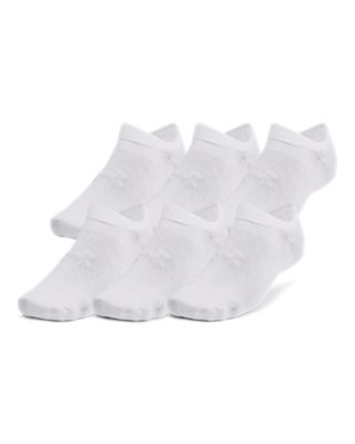 UA EssentialUnisex 6-Pack No-Show Socks 1382611-100