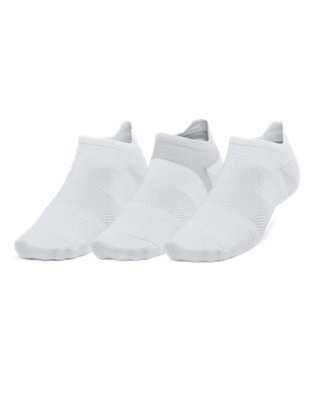 UA ArmourDry® Run LiteUnisex 3-Pack No Show Tab Socks 1386237-100