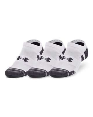 UA Performance CottonUnisex 3-Pack No Show Socks 1379526-100