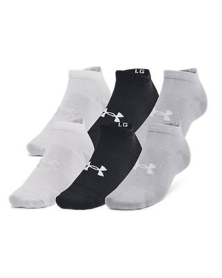 UA EssentialUnisex 6-Pack Low Cut Socks 1386239-002