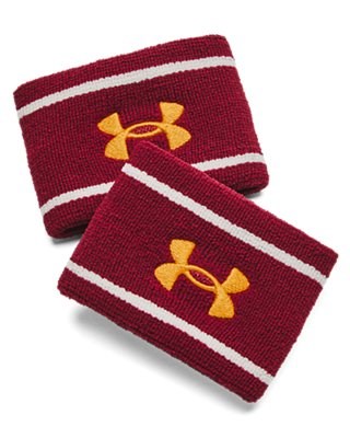 UA Striped Performance TerryUnisex 2-Pack Wristbands 1373119-625