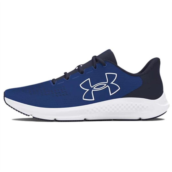 Under Armour Charged Pursuit 3 Slip-Resistant Breathable Low-Top Casual Running Shoes Men's Blue White 3026518-401