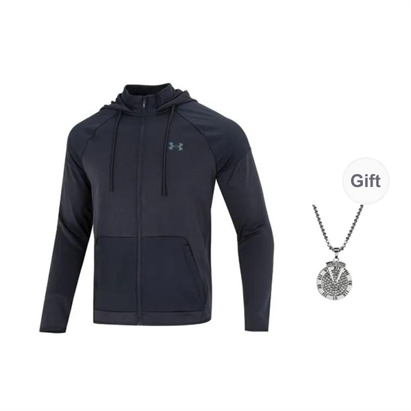 Under Armour RUSH All Purpose Fz Jackets Coats Men's Black Comes With Necklace pz-6720891356278914341