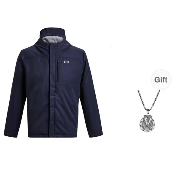 Under Armour Storm Porter 3-In-1 2.0 Jackets Coats Men's Navy Blue Comes With Necklace pz-2889260415639450838