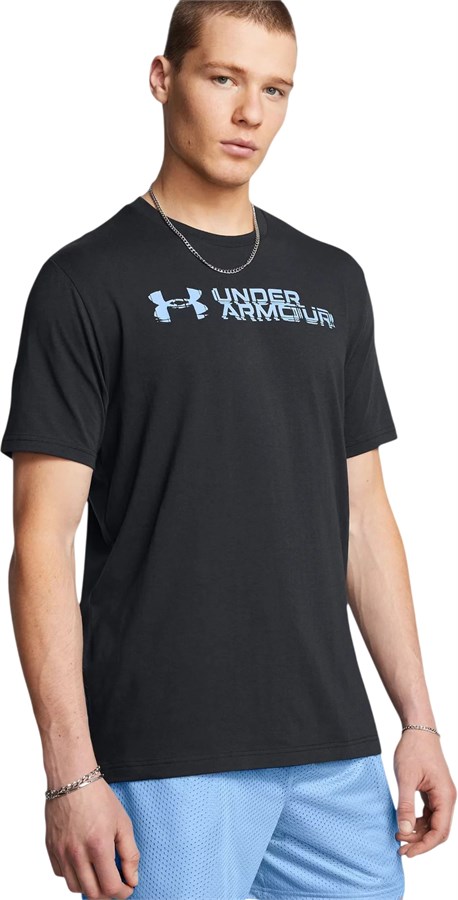 Under Armour Футболка UA M Sliced Wordmark 60/40S Ss 1386807-001-lst
