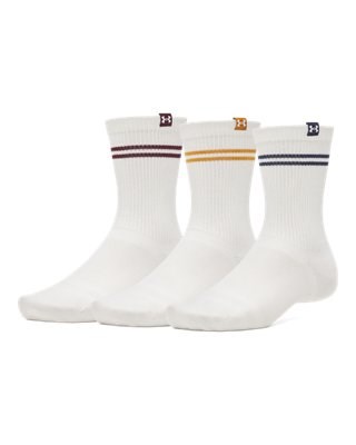 UA Sportstyle CottonUnisex 3-Pack Crew Socks 1390130-110