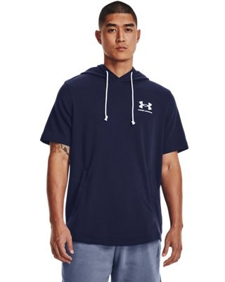 UA Rival TerryShort Sleeve Hoodie 1370396-410
