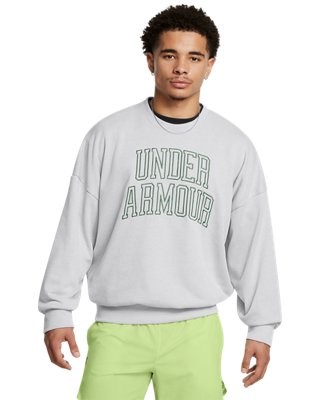 UA Icon Heavyweight TerryOversized Crew 1386548-011