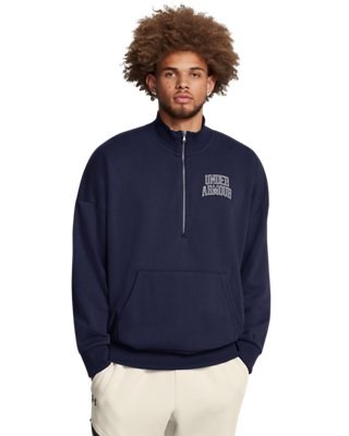 UA Icon Heavyweight TerryOversized ½ Zip 1386550-410