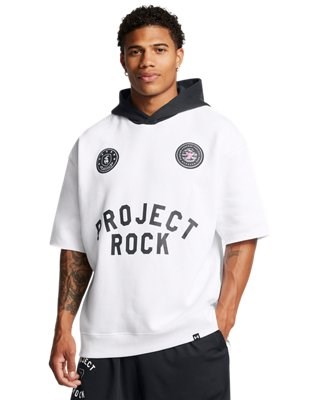 Project Rock Icon Fleece Badge Of HonorShort Sleeve Hoodie 1386886-100