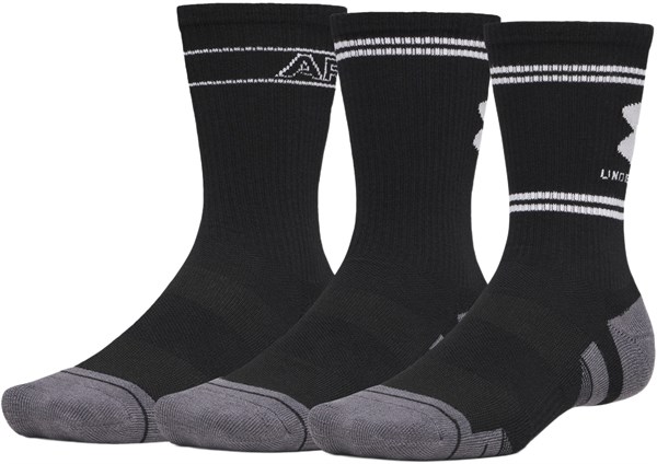 Under Armour Носки (3 пары) New UA Perf Tech Nov 3pk Crw 6015141-008-lst