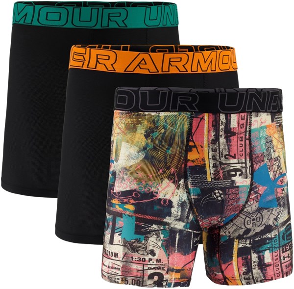 Under Armour Трусы (3 шт) UA PERFORMANCE TECH MESH - GRAPHIC 6" 3PK 6011483-002-lst