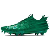 Under Armour AG Rubber Short Studs Anti Slip Wear Resistant Soccer Shoes Men's Green 3027978-300