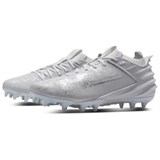 Under Armour AG Rubber Short Studs Anti Slip Wear Resistant Soccer Shoes Men's White 3027978-101