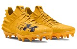 Under Armour AG Rubber Short Studs Anti Slip Wear Resistant Soccer Shoes Men's Yellow 3027978-700
