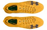 Under Armour AG Rubber Short Studs Anti Slip Wear Resistant Soccer Shoes Men's Yellow 3027978-700