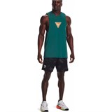 Under Armour Basketball Jerseys Men's Green 1377293-722