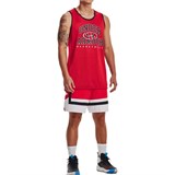 Under Armour Basketball Jerseys Men's Red 1377310-600