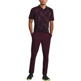 Under Armour Casual Pants Men Burgundy 1379732-600