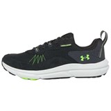 Under Armour Charged Verssert Anti Slip Wear Resistant Low Top Casual Running Shoes Men's Black Green 3027178-004