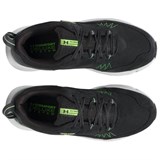 Under Armour Charged Verssert Anti Slip Wear Resistant Low Top Casual Running Shoes Men's Black Green 3027178-004