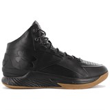 Under Armour Curry 1 Anti Slip Wear Resistant Mid Top Basketball Shoes Men's Black 1296616-001