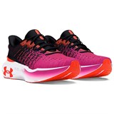 Under Armour Cushioned Slip Resistant Abrasion Resistant Low Top Running Shoes Men's Black Purple 3027189-004